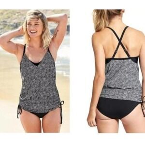 Laguna Side Scrunch Tankini Swim Top or Dress